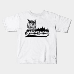 Schwarzwald Eule Kids T-Shirt